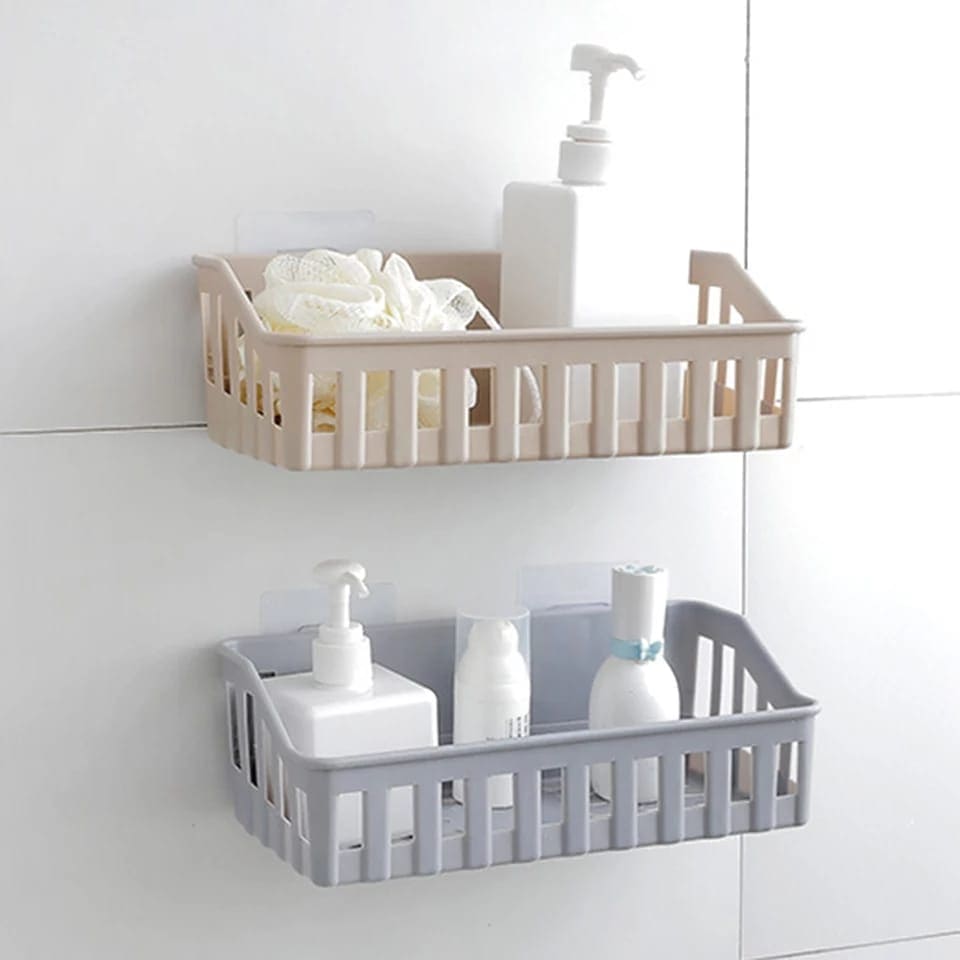 Wall Mounted Shower Caddy Bathroom Shelf, Toilet Shampoo Soap Holder, Cosmetic Storage Rack, Wall Mounted Kitchen Storage Rack Wall Mounted Shower Caddy Bathroom Shelf, Toilet Shampoo Soap Holder, Cosmetic Storage Rack, Wall Mounted Kitchen Storage Rack